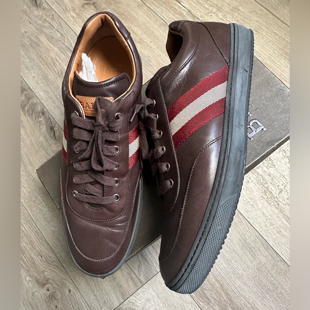 Brown Bally Sneakers Size 12.5 lightly worn